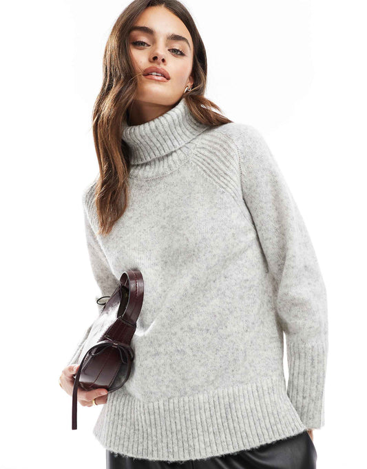 Chunky Roll Neck Jumper