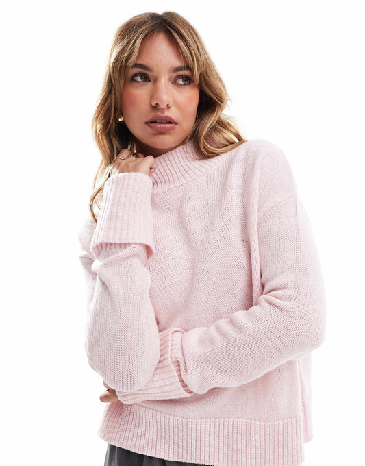 High Neck Slouchy Jumper