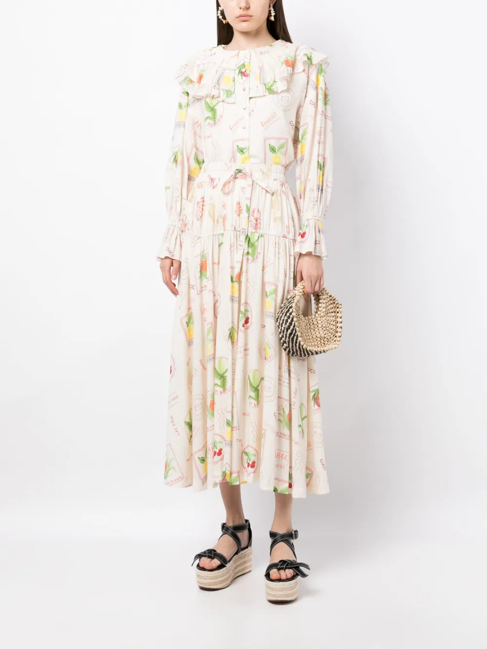 Jeanne Sailor-Collar Blouse
