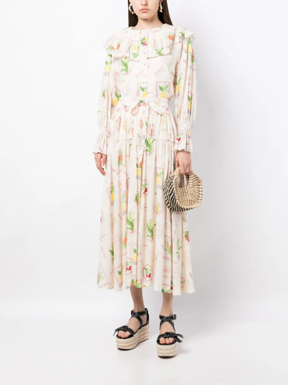 Jeanne Sailor-Collar Blouse