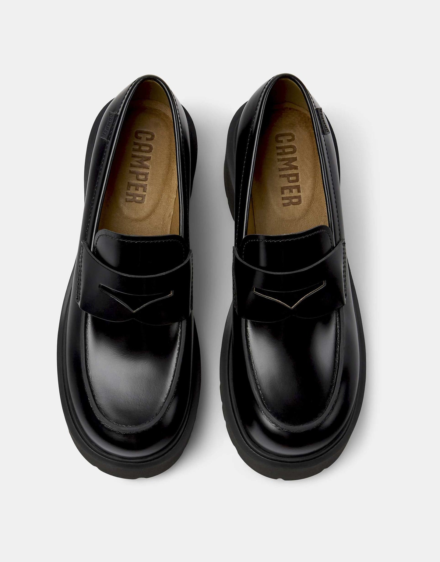 Leather Chunky Loafers