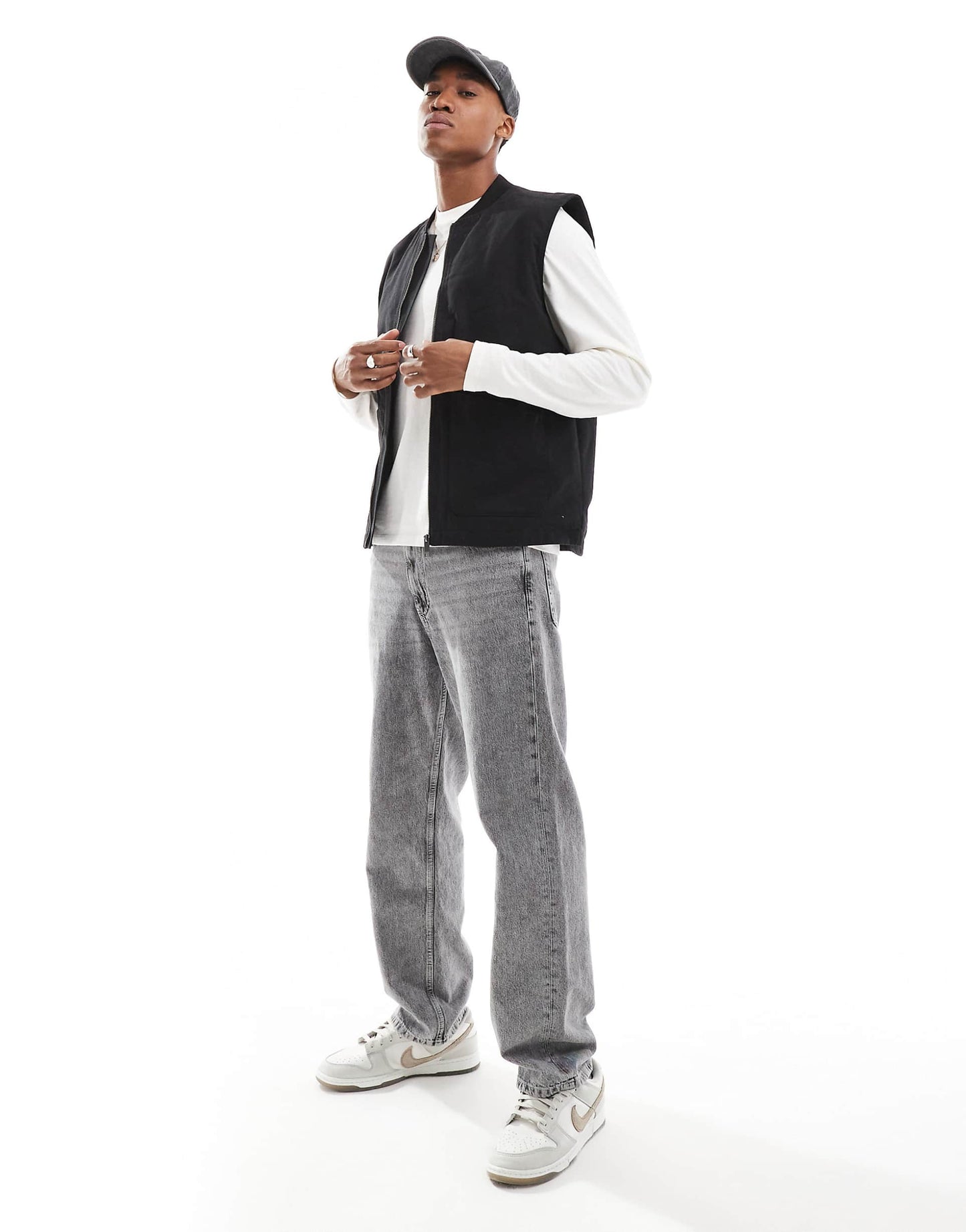 Cotton Full Zip Gilet