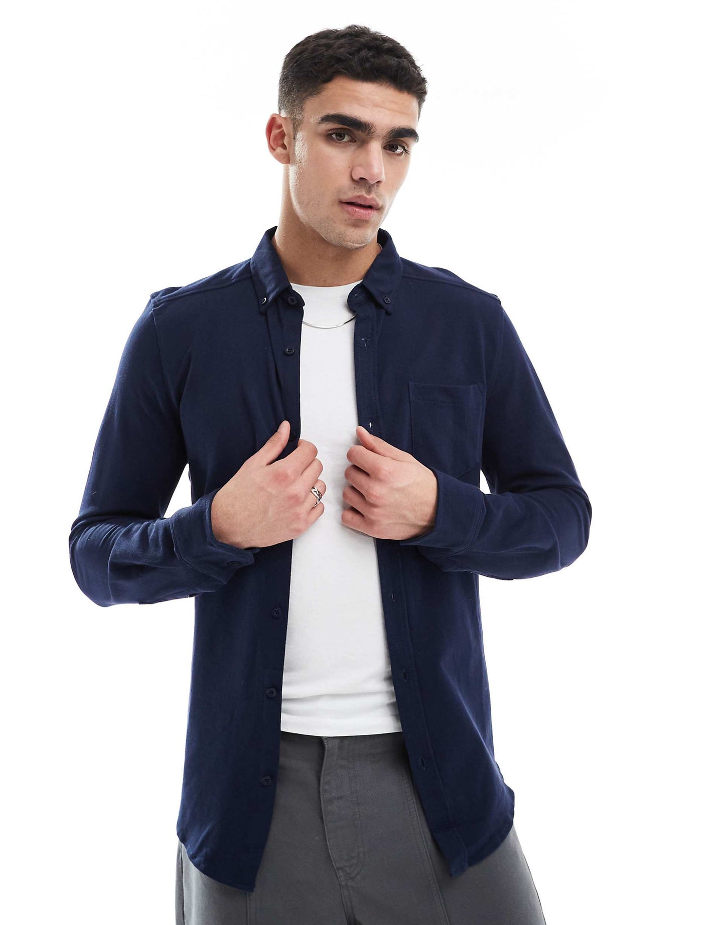 Pique Long Sleeve Shirt