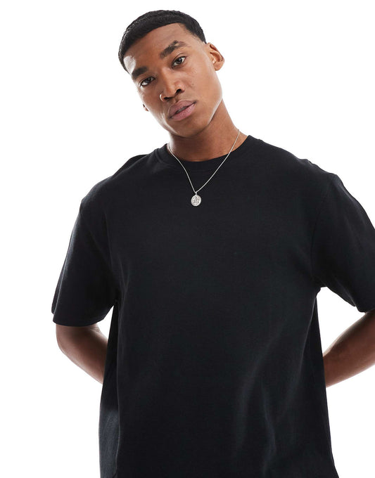 Oversized Textured T-Shirt