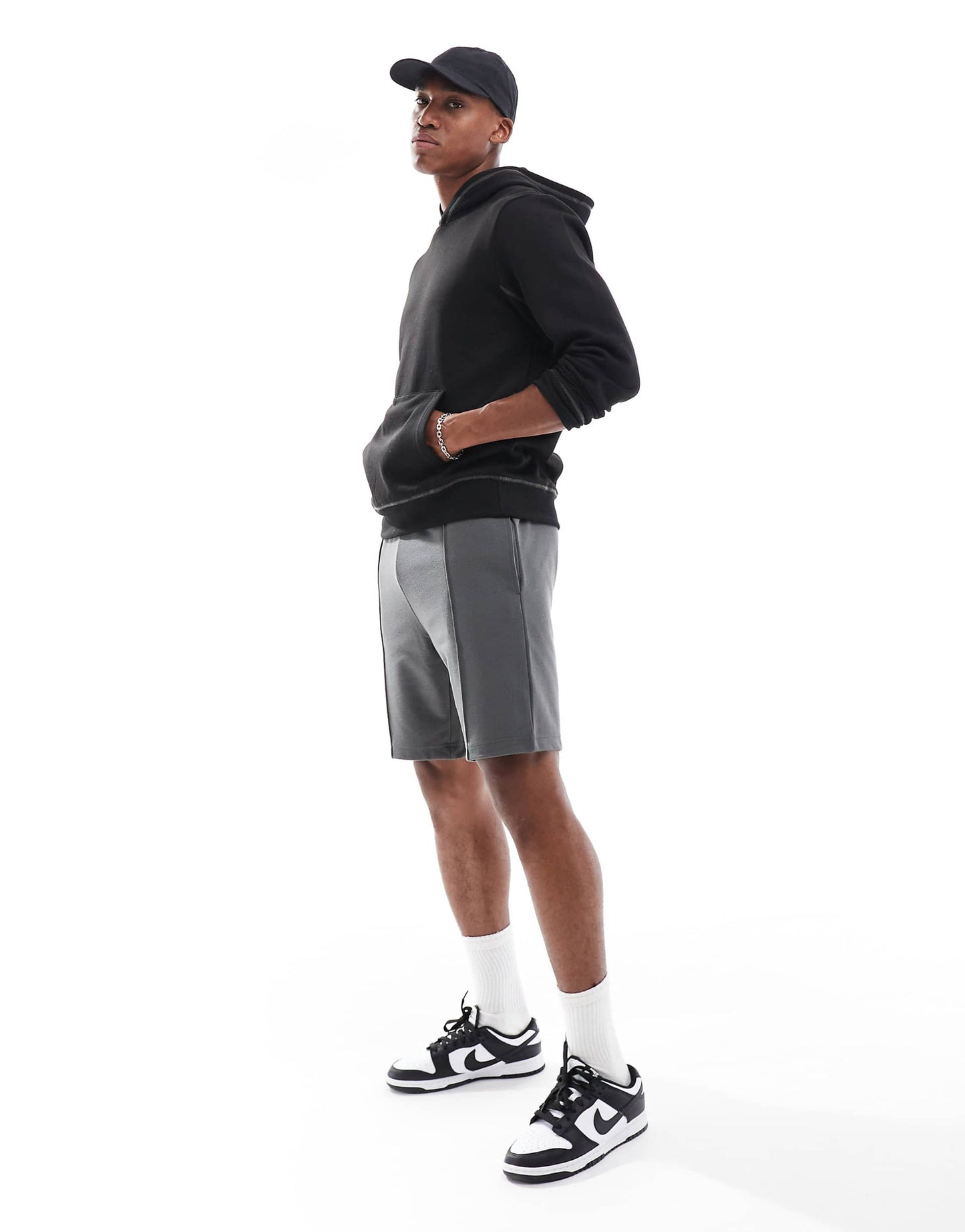 Hoodie With Seam Detail