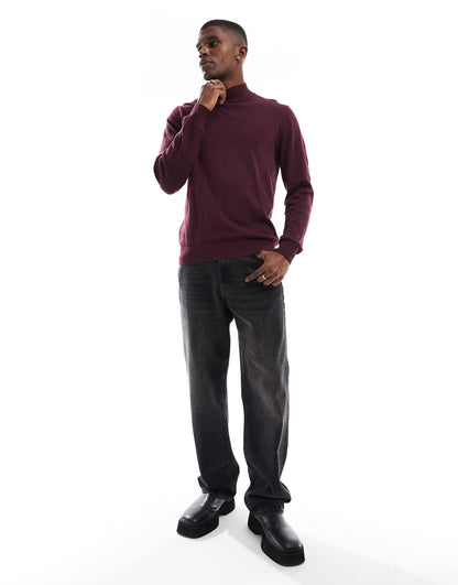 Cotton Turtle Neck Jumper