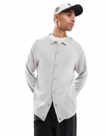 Knitted Long Sleeve Cardigan
