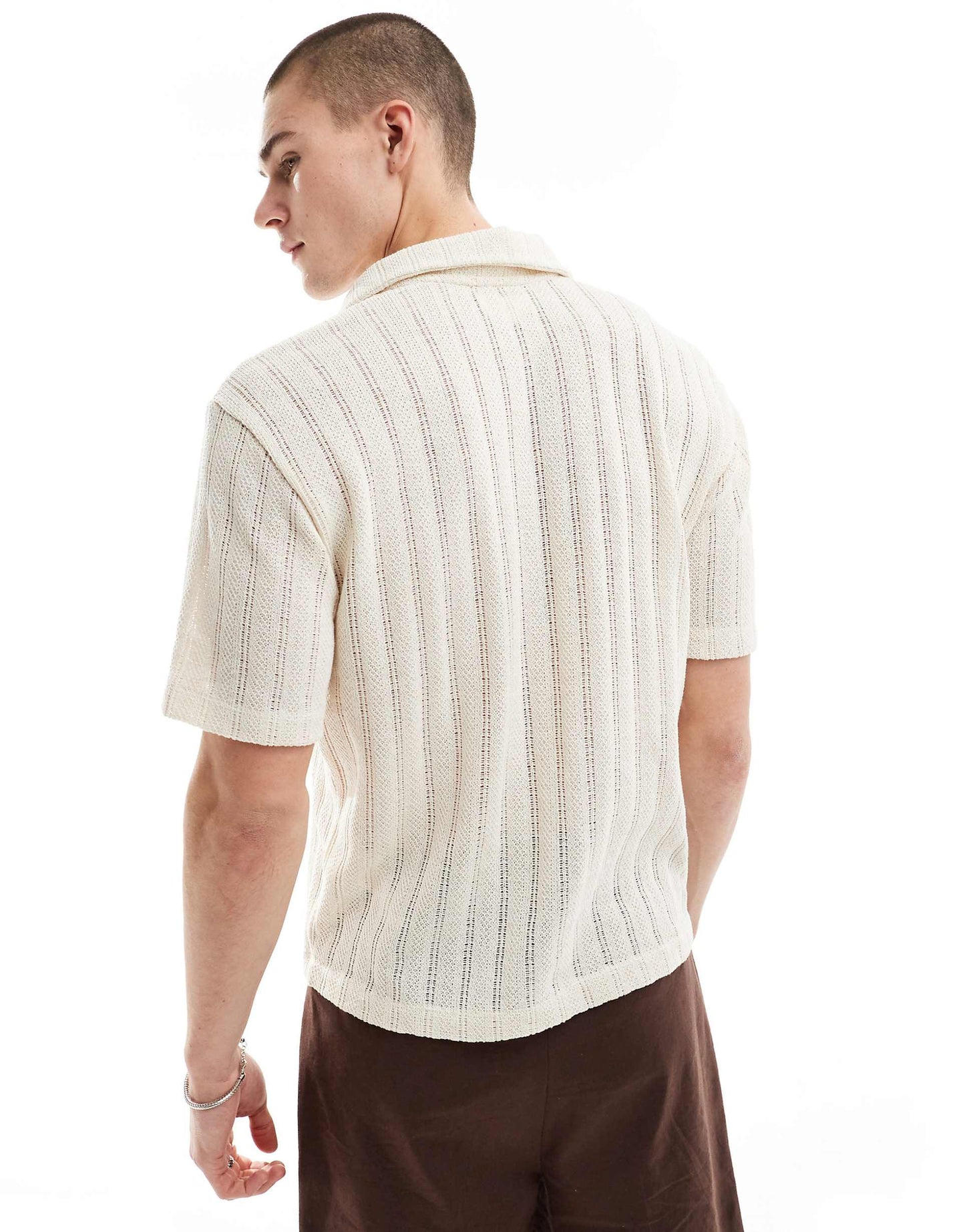 Open Weave Textured Polo