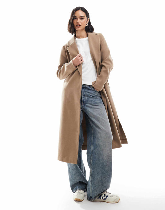 Belted Formal Coat