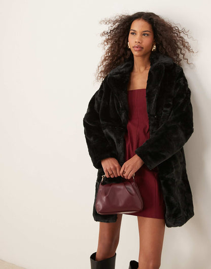 Faux Fur Coat