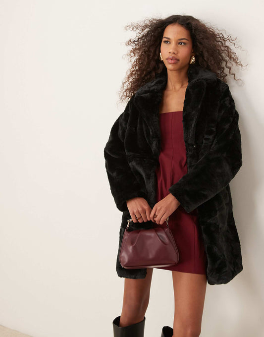 Faux Fur Coat