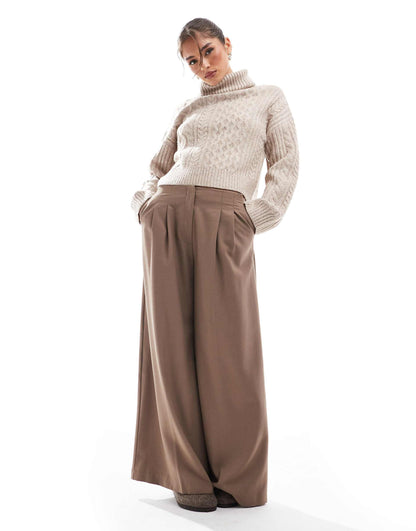Cable Roll Neck Jumper