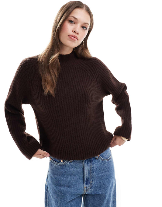 Ribbed Raglan Jumper