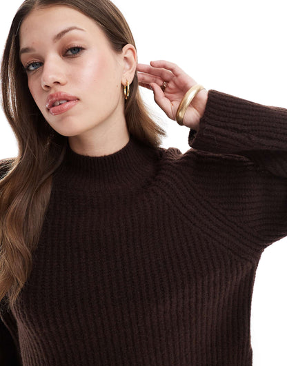 Ribbed Raglan Jumper