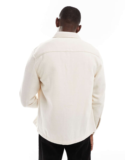 Wool Blend Overshirt