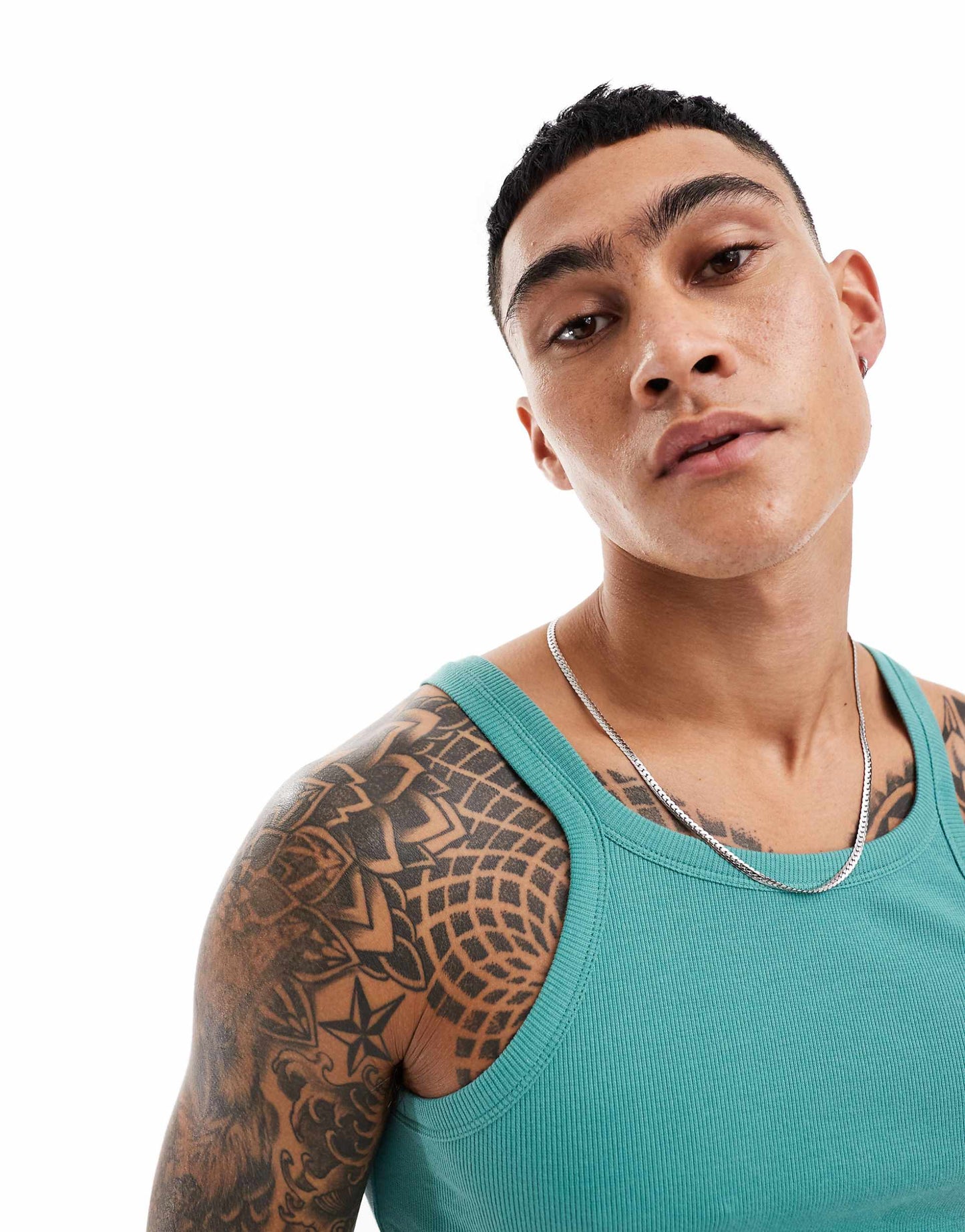 Muscle Fit Vest With Thin Straps