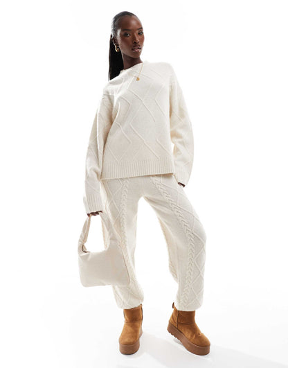 Cable Knit Jumper Co-Ord