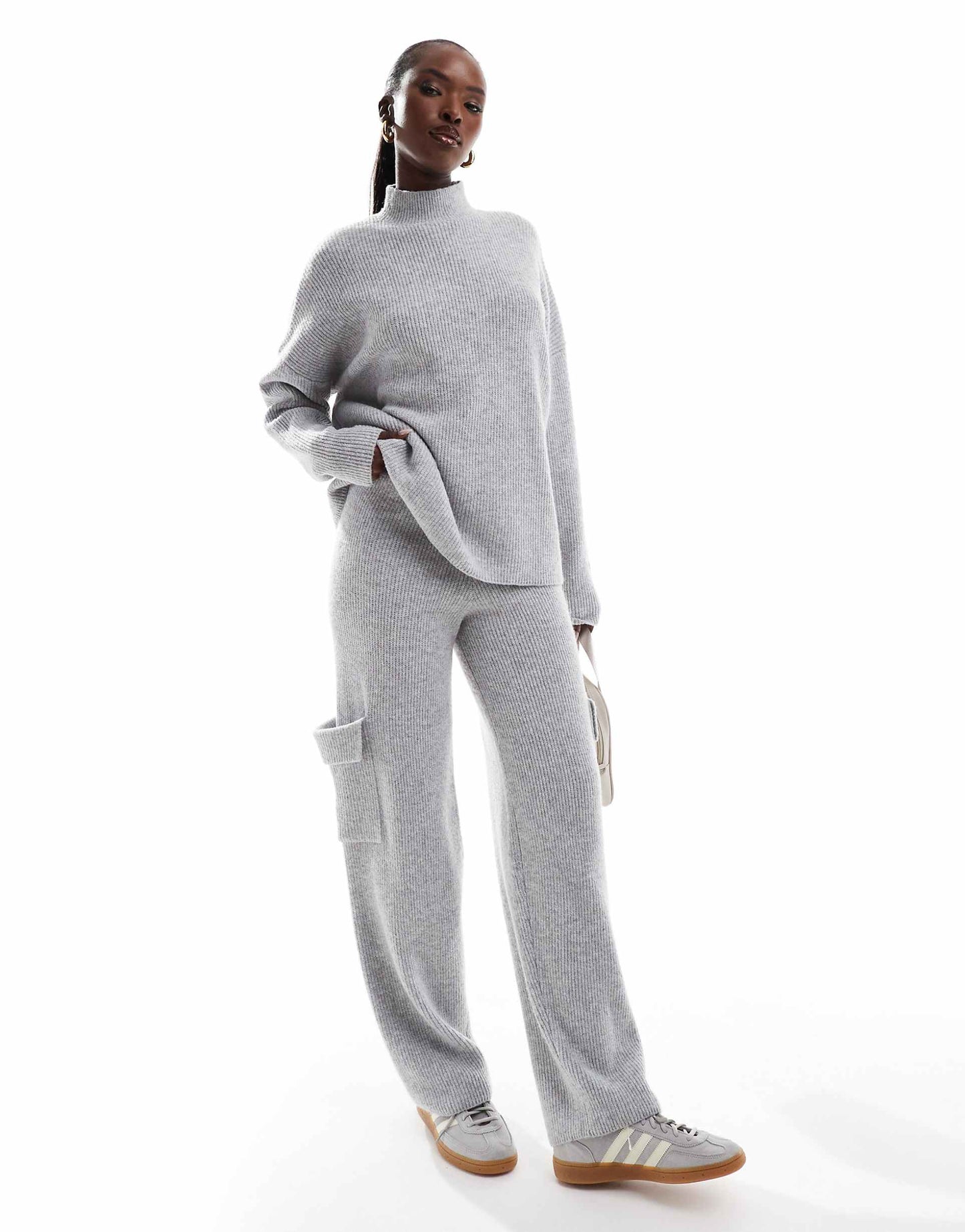 Knit High Neck Jumper Co-Ord
