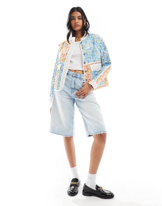 Padded Patchwork Jacket