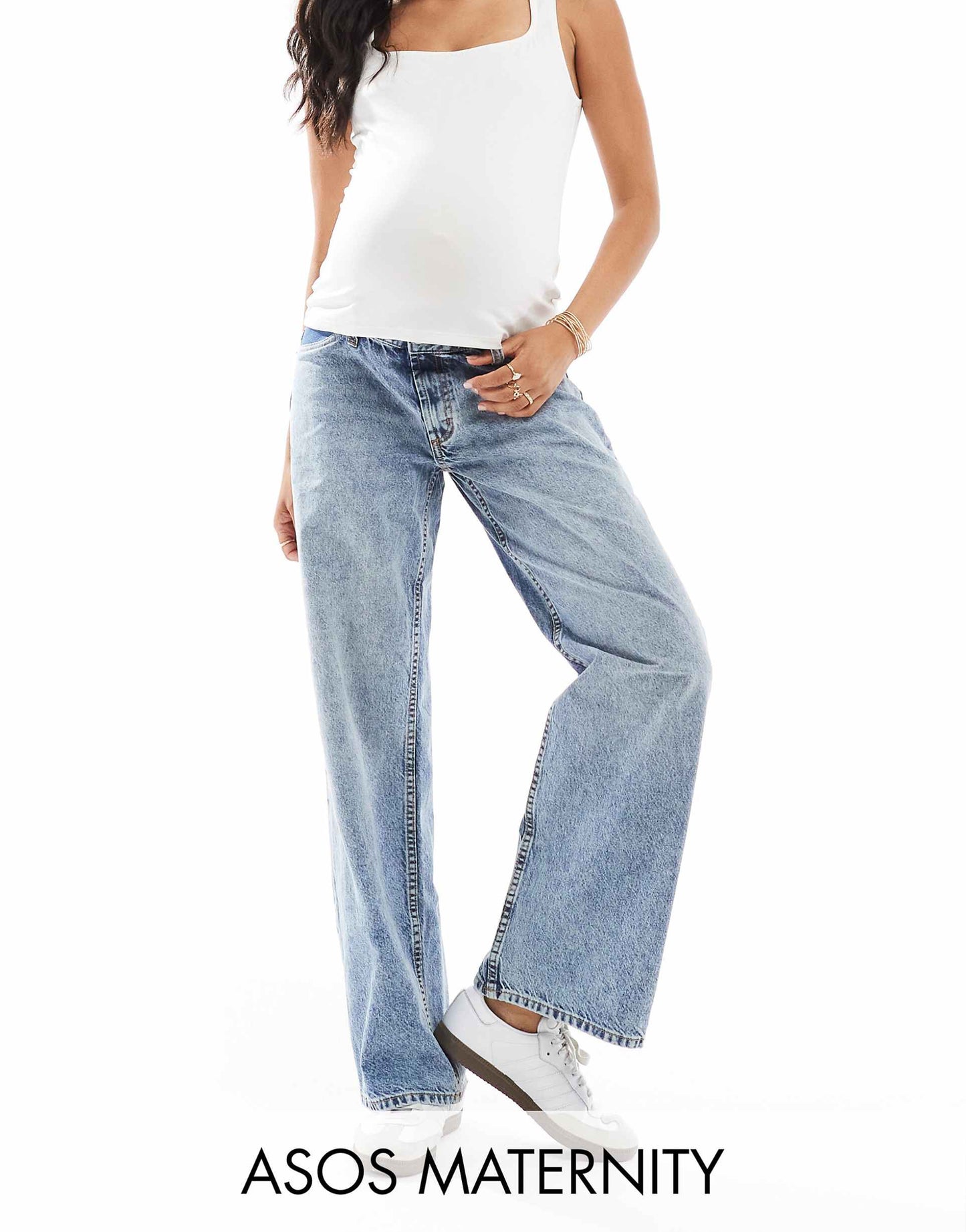 Maternity  Baggy  Jeans