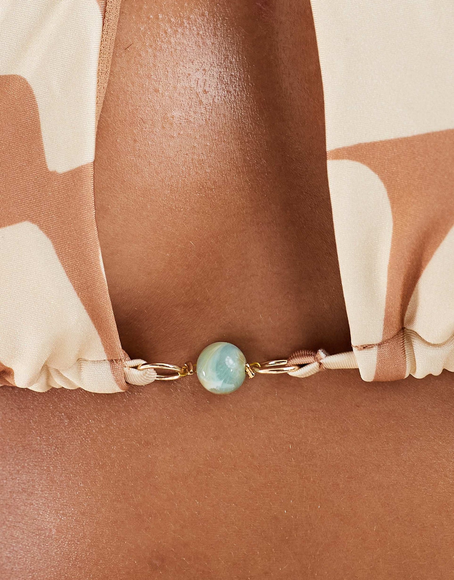 Halterneck Cross Front Bikini Top