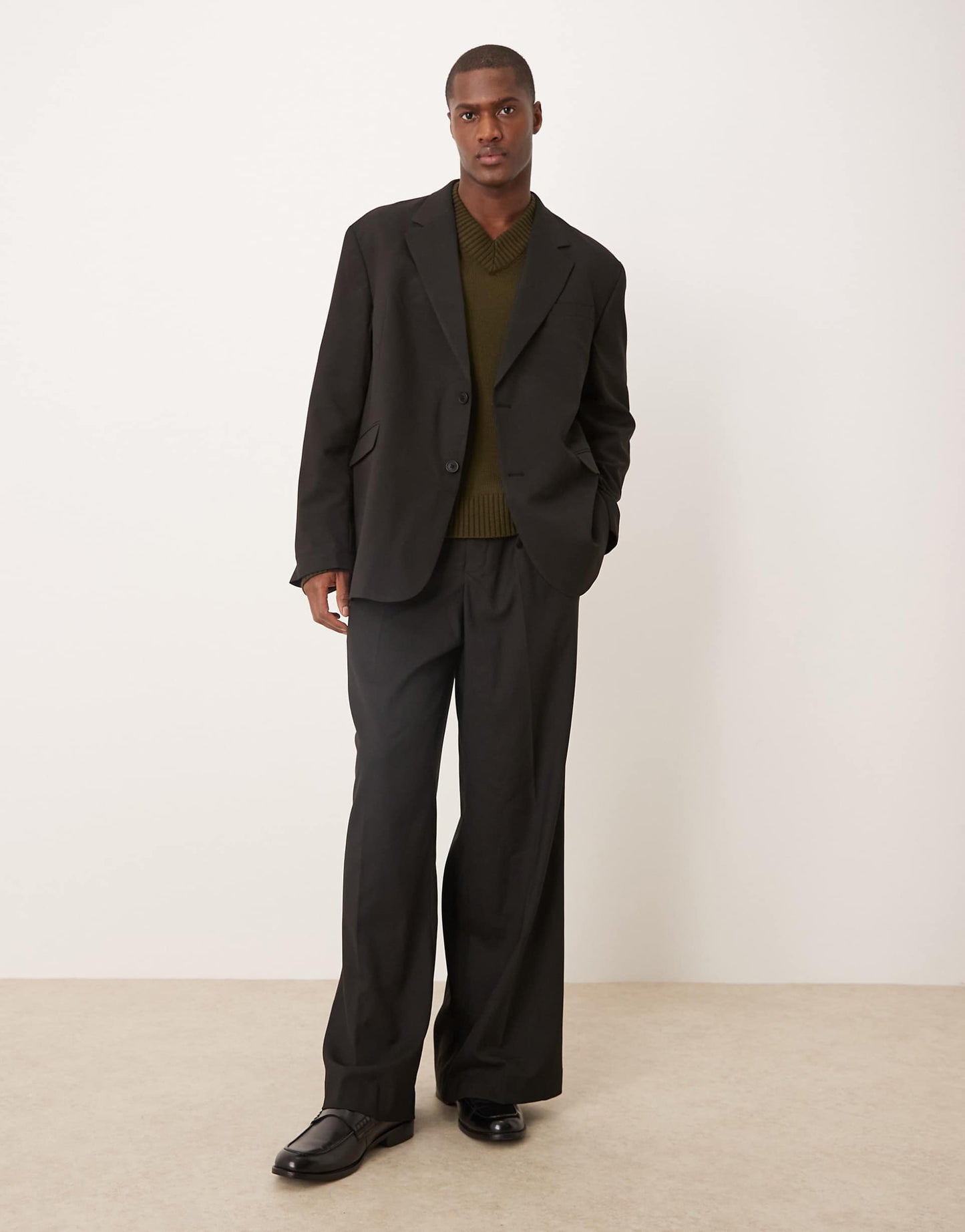 Oversized Slouchy Suit Jacket