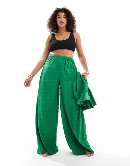 Textured Beach Trouser Co-Ord