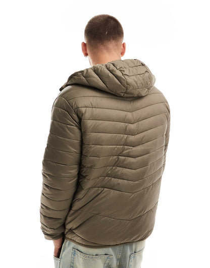 Packable Padded Jacket With Hood