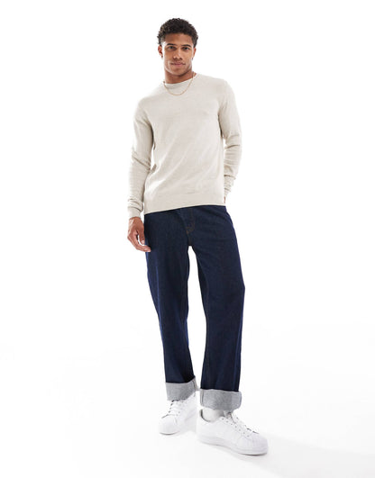 Fine Gauge Crew Neck Jumper