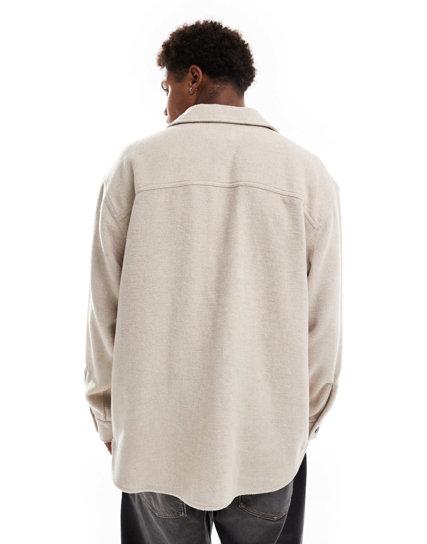 Heavy Brushed Twill Overshirt