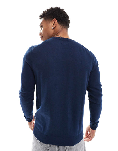Fine Gauge Crew Neck Jumper