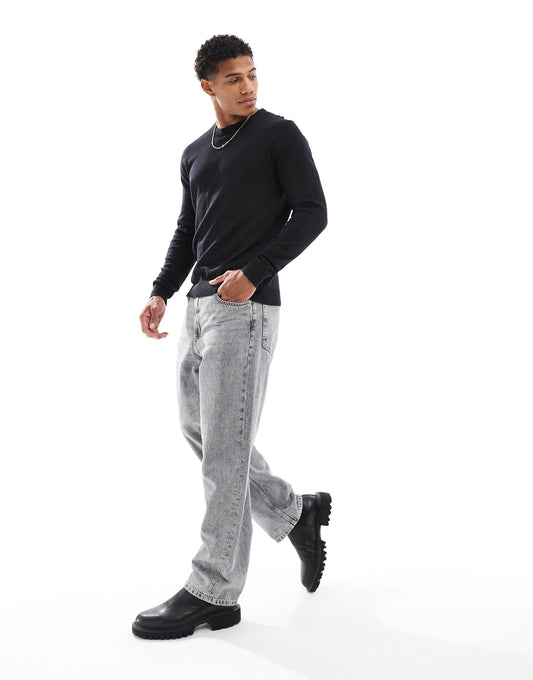 Fine Gauge Crew Neck Jumper