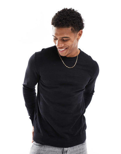 Fine Gauge Crew Neck Jumper