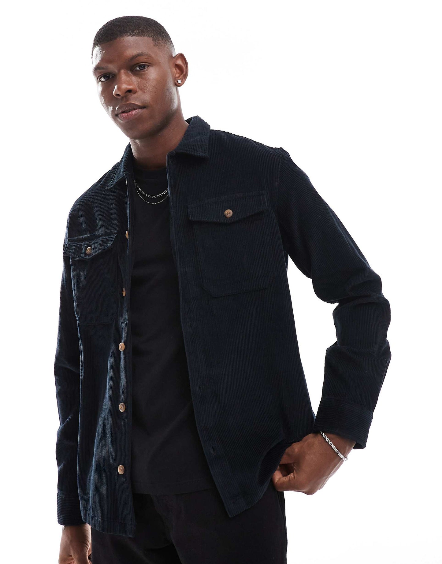 Oversized Cord Overshirt