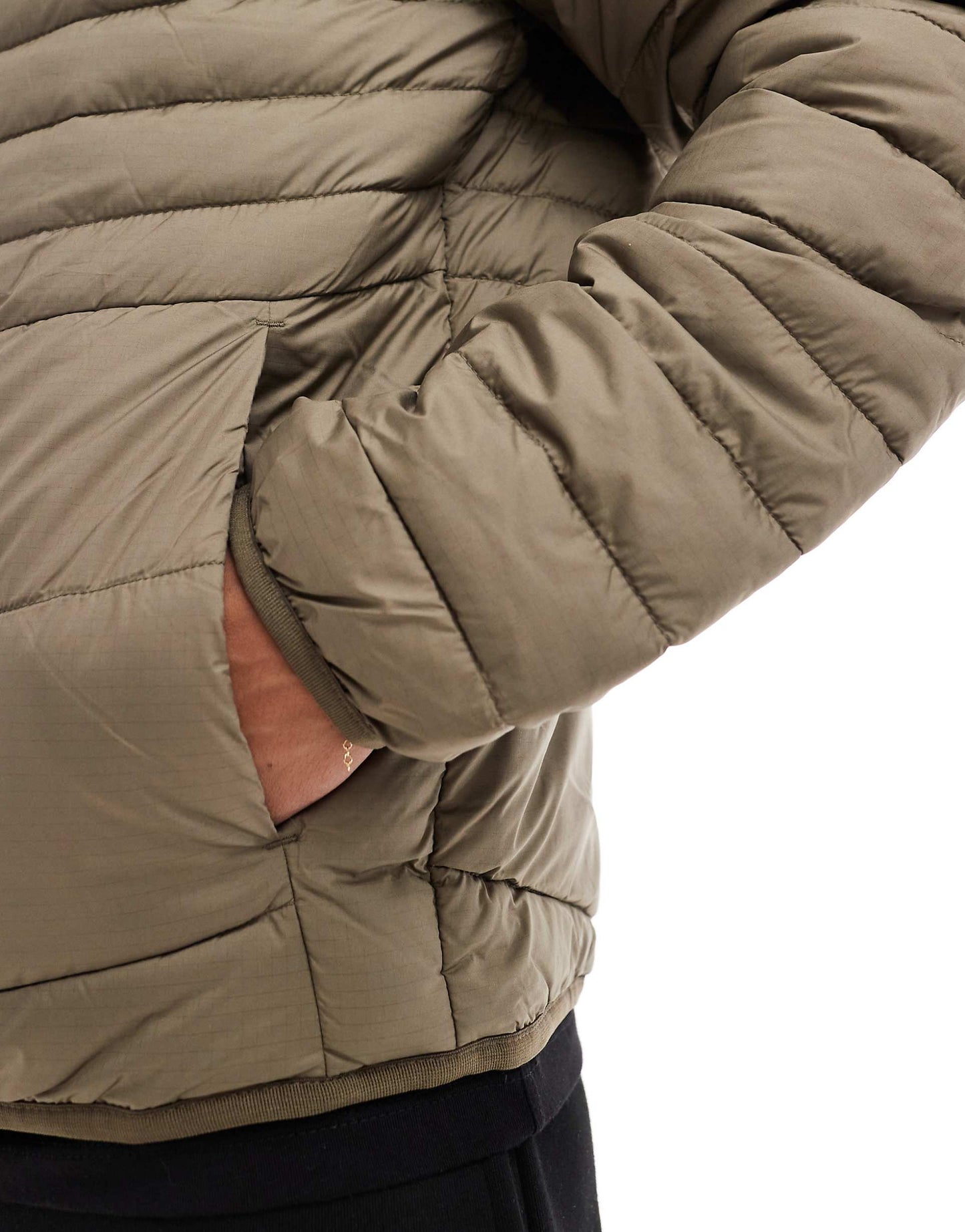 Packable Padded Jacket With Stand Collar