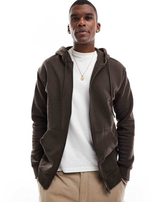 Oversized Zip Through Hoodie