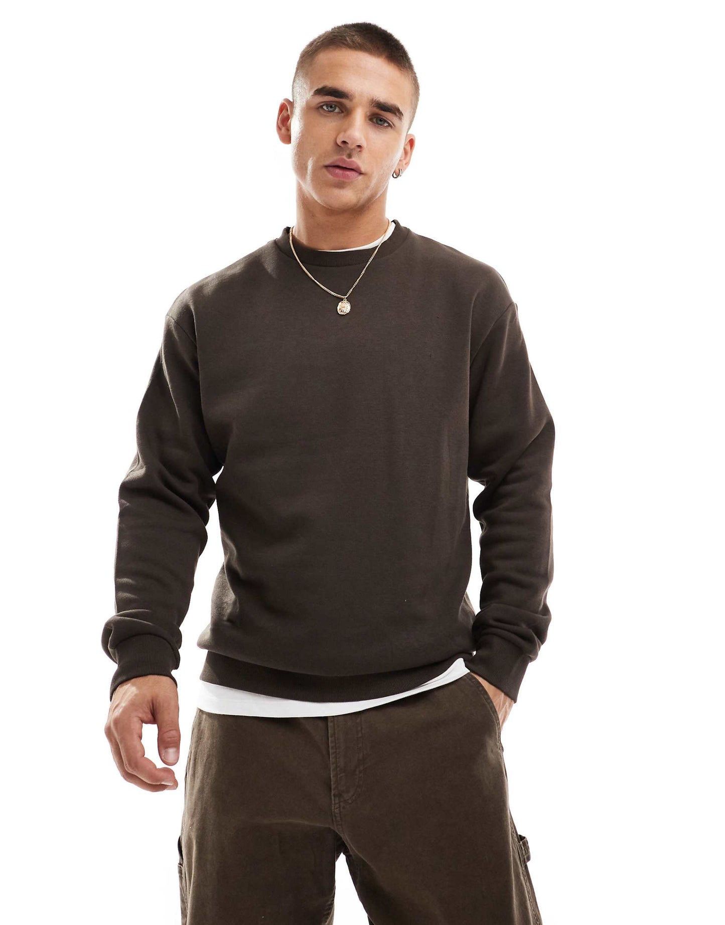 Oversized Crew Neck Sweatshirt