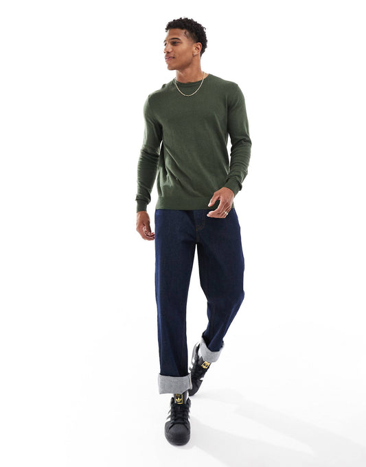 Fine Gauge Crew Neck Jumper