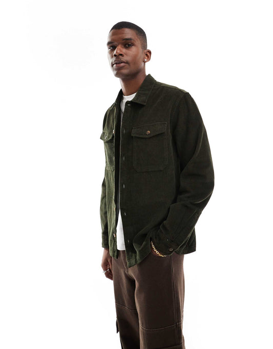 Oversized Cord Overshirt