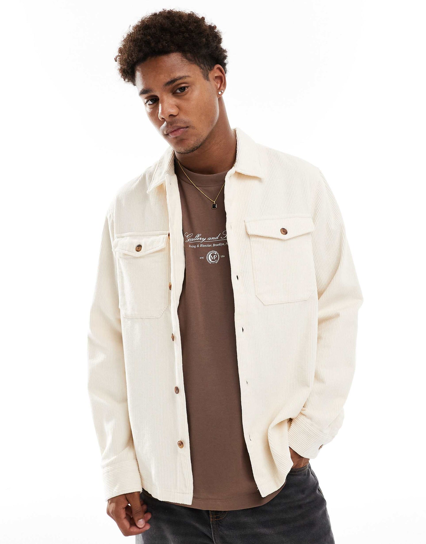 Oversized Cord Overshirt