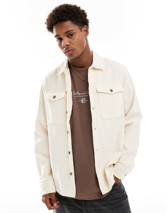 Oversized Cord Overshirt