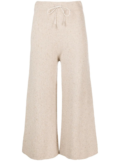Cropped Knitted Trousers