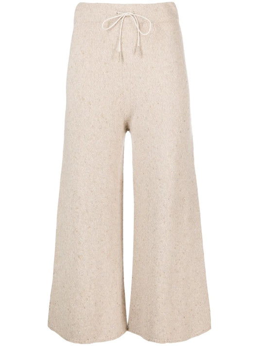 Cropped Knitted Trousers