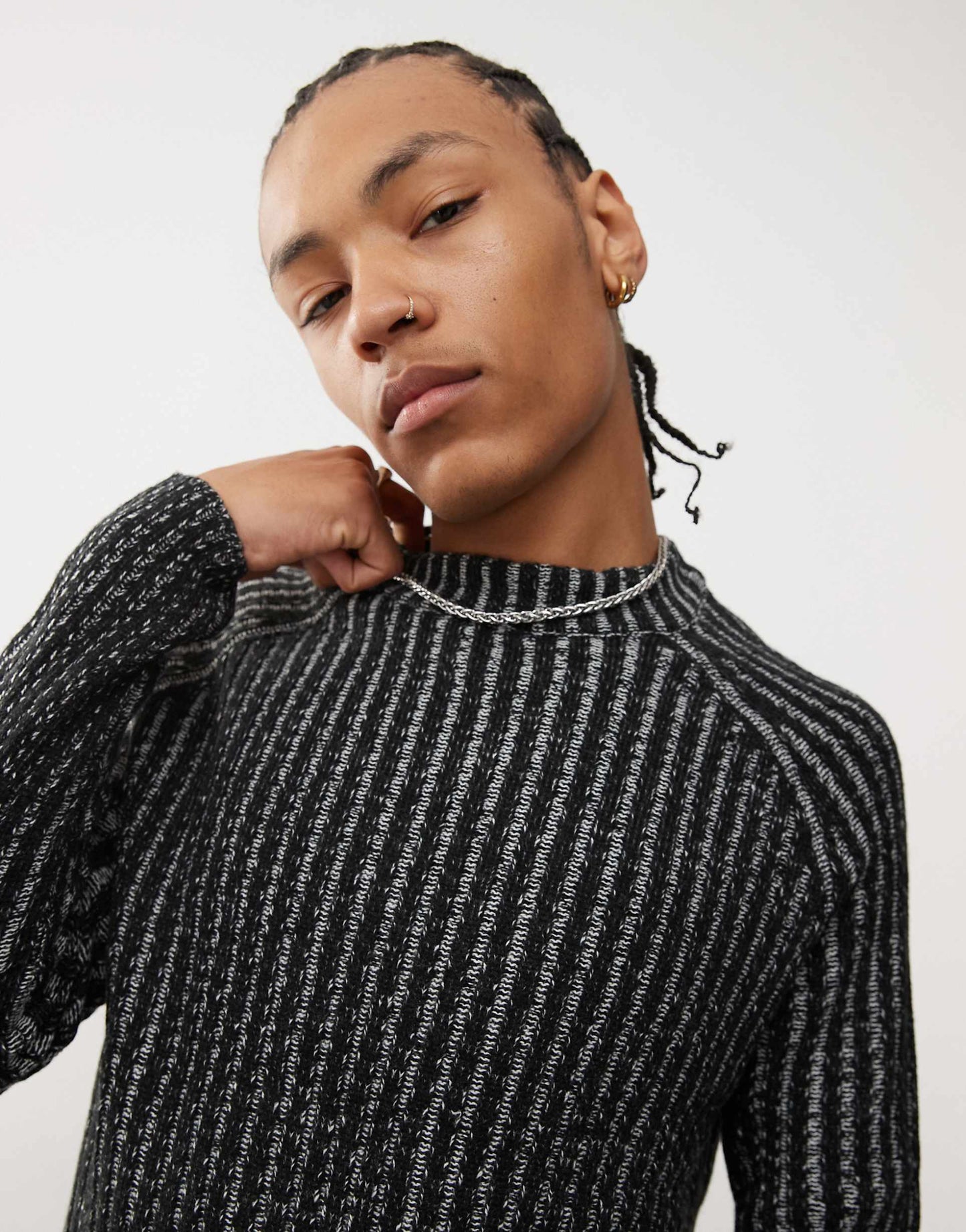 Plated Long Sleeve Jumper