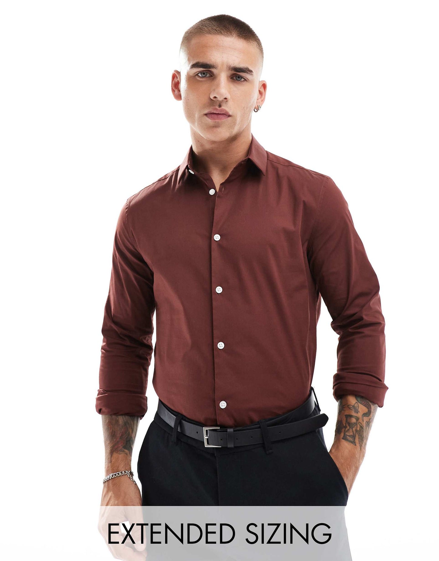 Slim Poplin Shirt