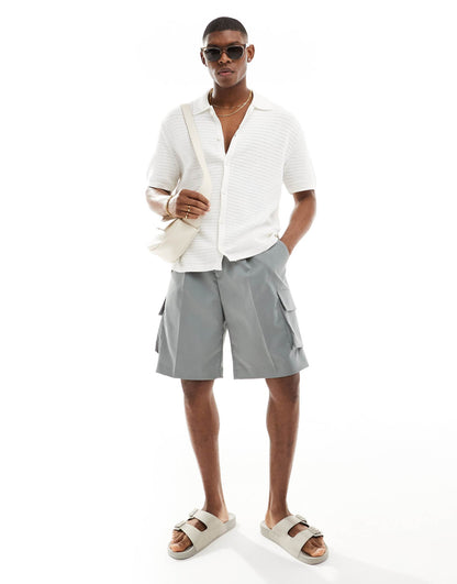 Button Through Knitted Shirt