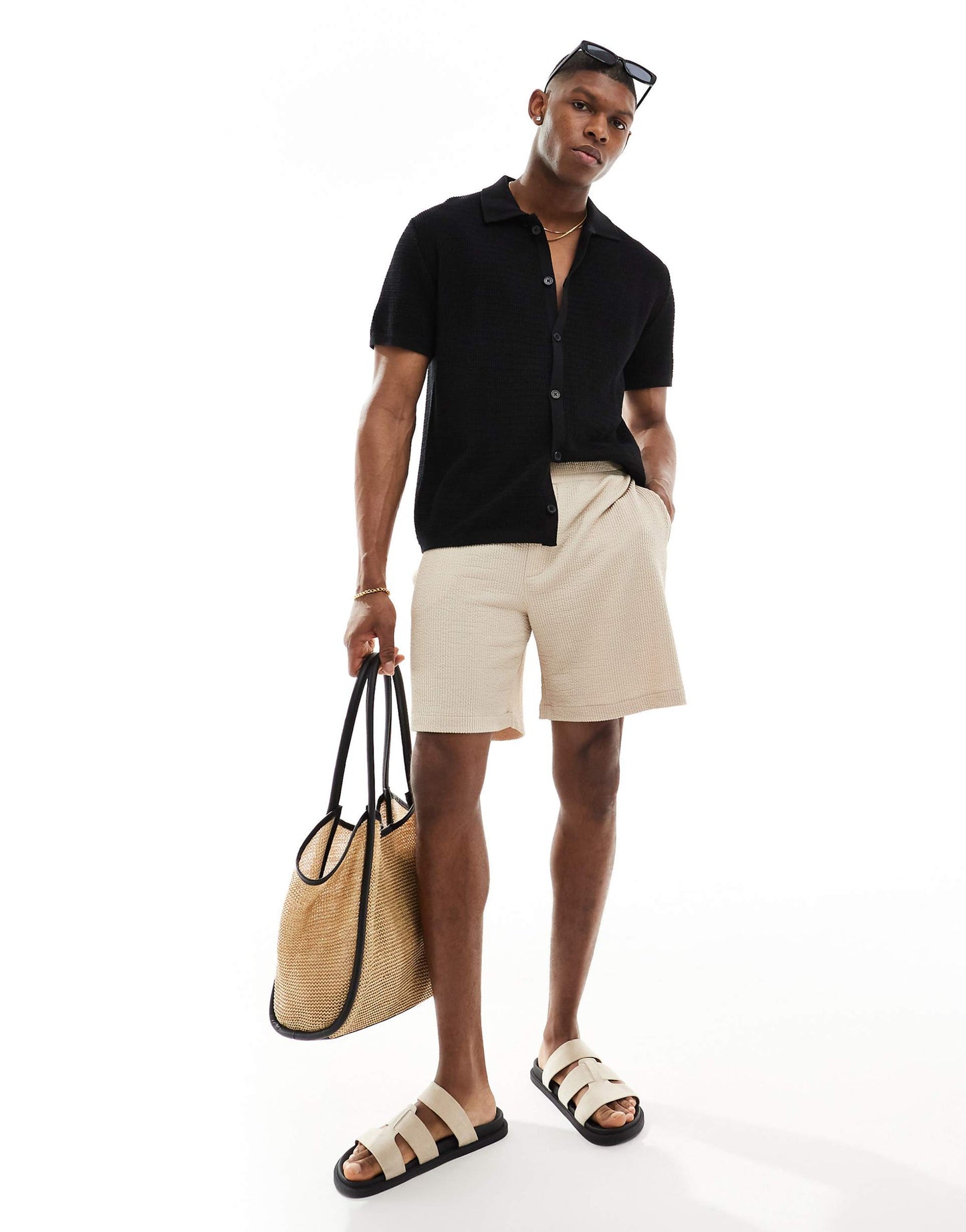 Button Through Knitted Shirt