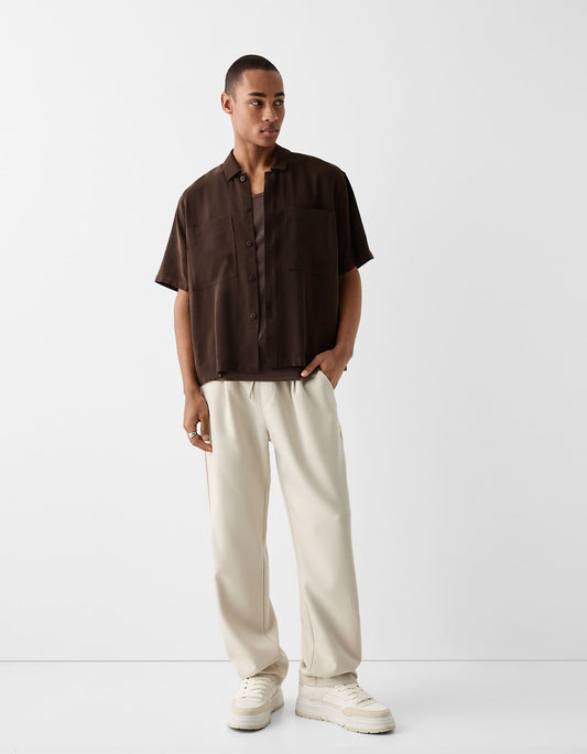 Wide Leg Tailored Trouser