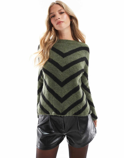 Stripe Knitted Jumper