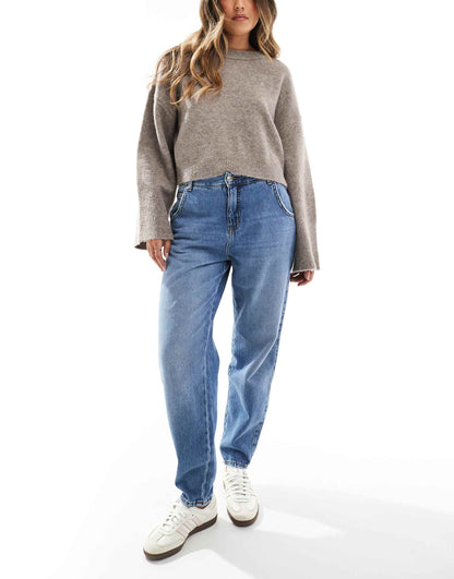 Troy High Waist Carrot Fit Jeans